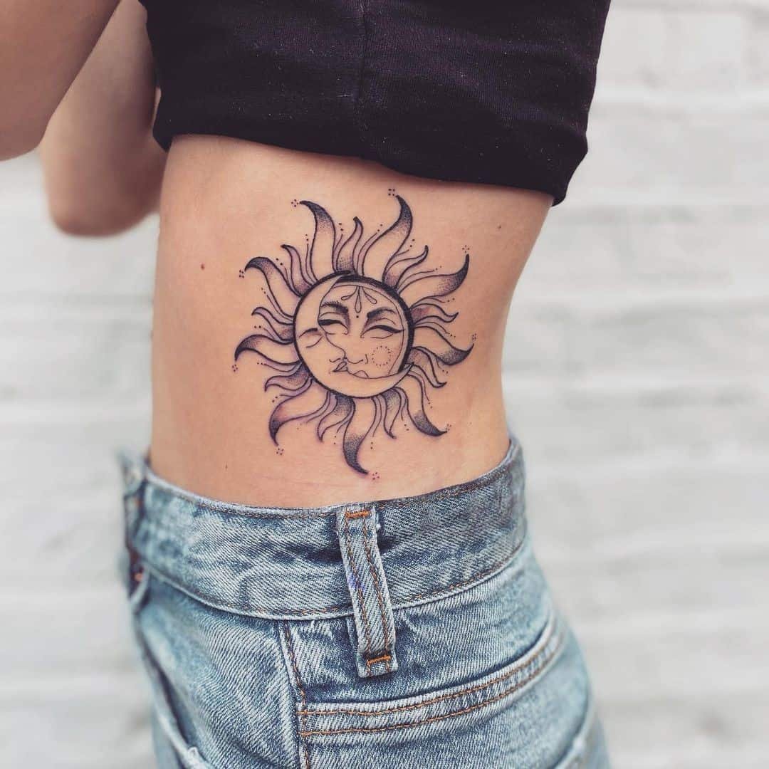Idées de tatouage Fleur de Vie Imprimé Soleil 