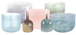 Bols Chantants En Quartz Aura Pour La Guérison | Sons De Guérison